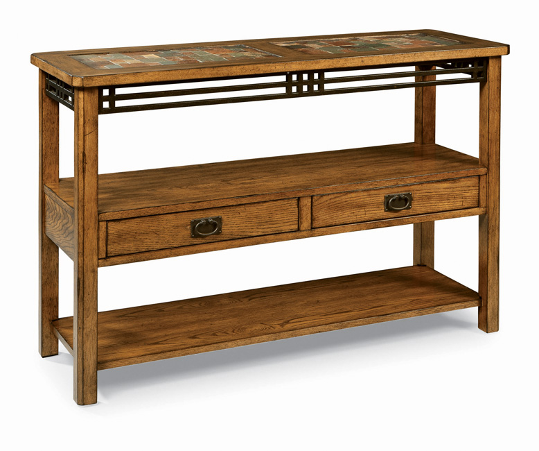 Showroom American Craftsman Sofa Table
